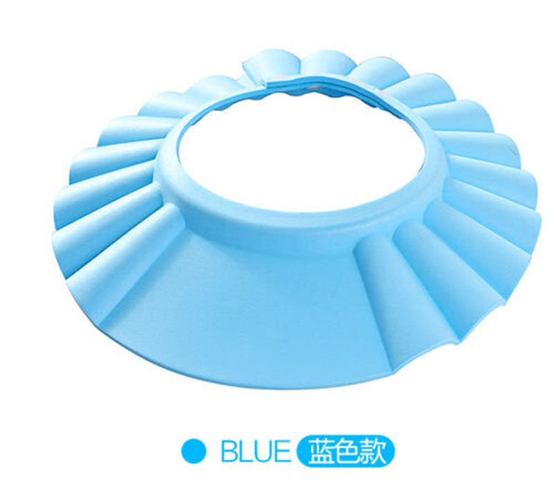 newest Brand New Baby Children Kids Safe Shampoo Bath Bathing Shower Cap Hat Wash Hair Shield adjustable elastic Shampoo Cap