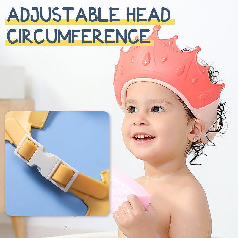 Baby Safe Shampoo Shower Bathing Wash Hair Shield Hat Protection