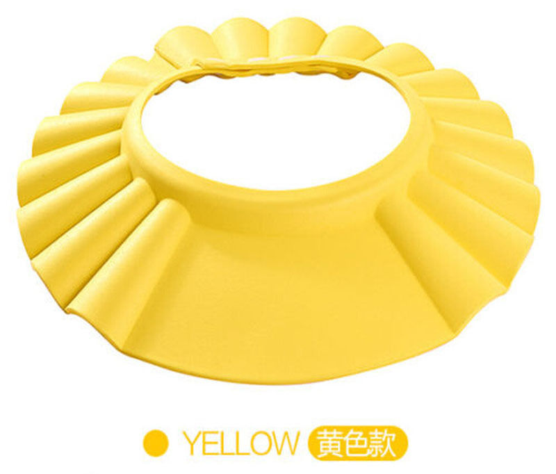 newest Brand New Baby Children Kids Safe Shampoo Bath Bathing Shower Cap Hat Wash Hair Shield adjustable elastic Shampoo Cap