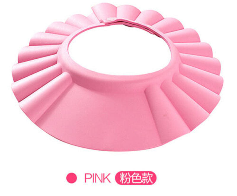 newest Brand New Baby Children Kids Safe Shampoo Bath Bathing Shower Cap Hat Wash Hair Shield adjustable elastic Shampoo Cap