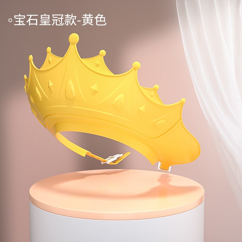 Newborn Baby Shower Cap Adjustable Hair Wash Hat for Infant Ear Protection Safe Children Kids Shampoo Shield Bath Head Cover